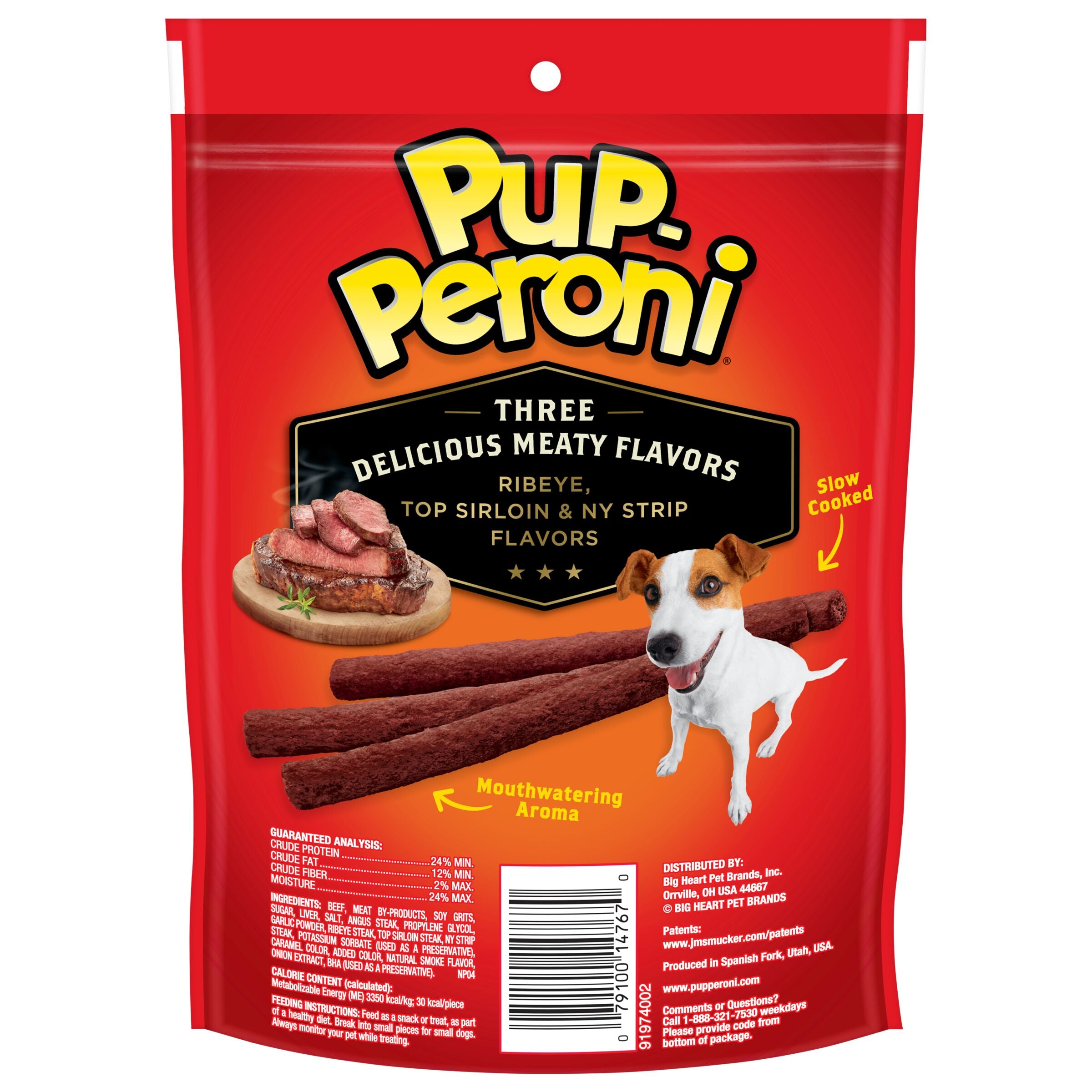 Pup-Peroni Triple Steak Flavor Dog Treats, 5.6 oz