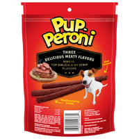 Pup-Peroni Triple Steak Flavor Dog Treats, 5.6 oz, Back