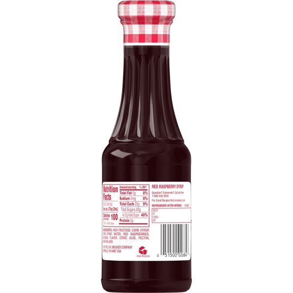 Smucker's Red Raspberry Syrup, 12 oz