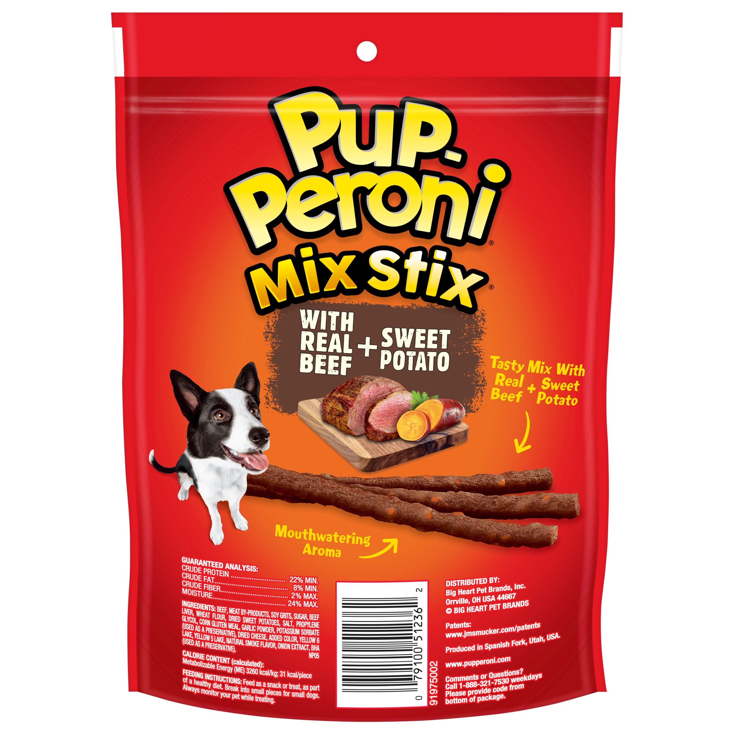 Pup-Peroni Mix Stix With Real Beef and Sweet Potato Dog Treats, 5.6 oz