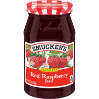 Smucker's Seedless Red Raspberry Jam, 12 oz, Front