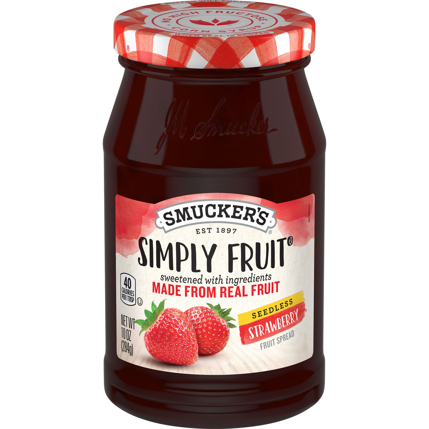 Smucker's Simply Fruit Seedless Strawberry Fruit Spread, 10 oz