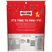 Milk-Bone CELEBRATE Birthday Cake Flavored Biscuits, Small Dog Treats, 8 oz. Bag