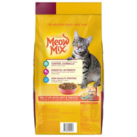 Meow Mix Hairball Control Cat Food, 6.3 lb, Back