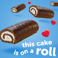 Hostess Ho Hos, Chocolate Snack Cake Rolls, 10 count, "This cake is on a roll"