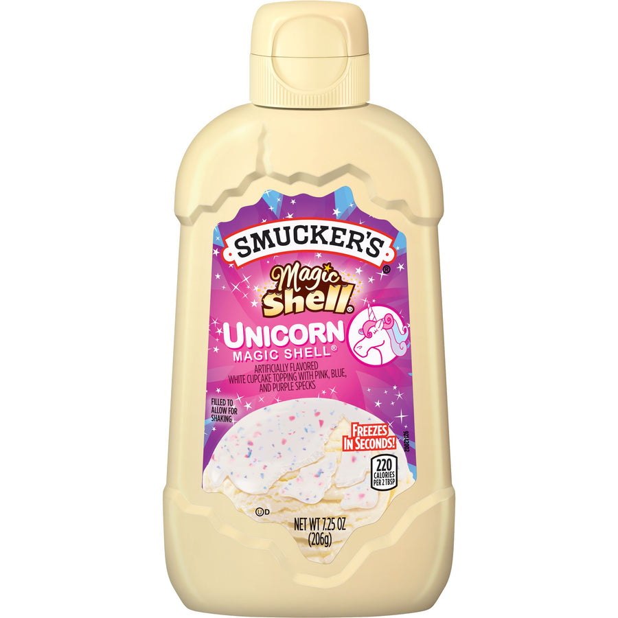 Smucker's Magic Shell Unicorn White Cupcake Flavored Topping, 7.25 oz
