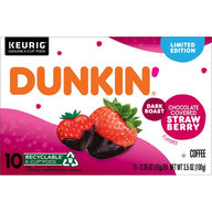 Dunkin' Chocolate Covered Strawberry Flavored Coffee, K-Cup Pods