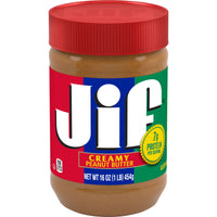 Jif Creamy Peanut Butter, 16 oz, Front