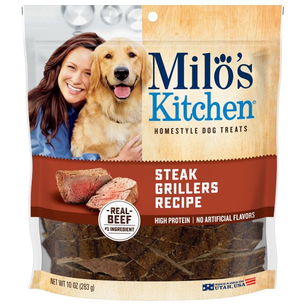 Milo’s Kitchen Steak Grillers Recipe Dog Treats