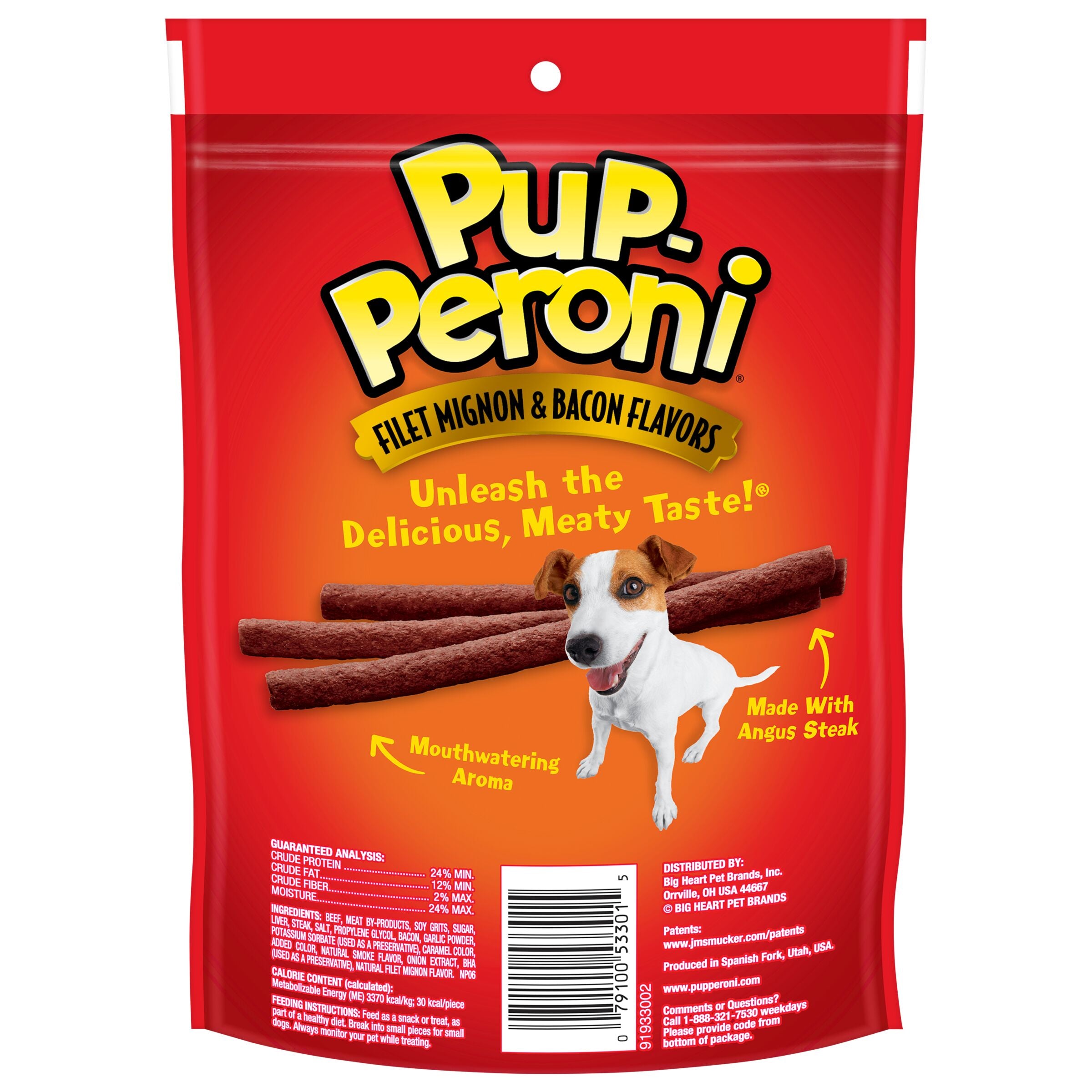 Pup-Peroni Filet Mignon & Bacon Flavor Dog Treats, 5.6 oz